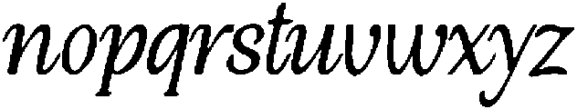 Quedami Italic otf (400) Font LOWERCASE