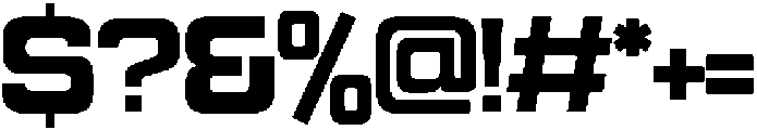 Quedora Bold otf (700) Font OTHER CHARS