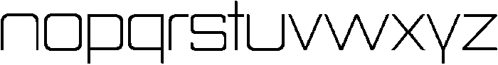 Quedora Extralight otf (200) Font LOWERCASE