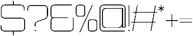 Quedora Thin ttf (100) Font OTHER CHARS