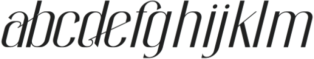 Queen Italic otf (400) Font LOWERCASE