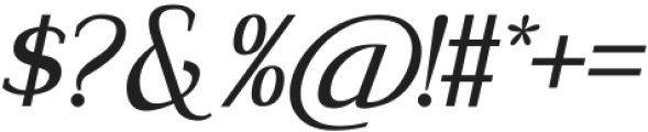 Queen Sansson Italic otf (400) Font OTHER CHARS