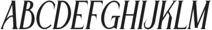 Queen Serif Black Italic otf (900) Font UPPERCASE