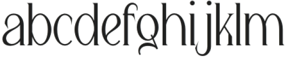 Queen Serif Bold otf (700) Font LOWERCASE