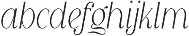 Queen Serif Italic otf (400) Font LOWERCASE