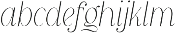 Queen Serif Light Italic otf (300) Font LOWERCASE