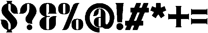 Queen otf (400) Font OTHER CHARS