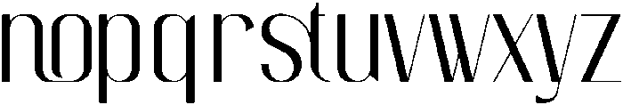 Queen otf (400) Font LOWERCASE