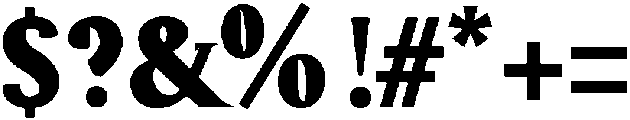 Queen regular otf (400) Font OTHER CHARS