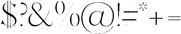 Queen regular otf (400) Font OTHER CHARS
