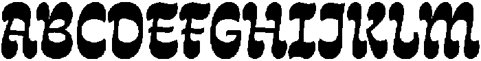 Queenie ExtraBold otf (700) Font UPPERCASE