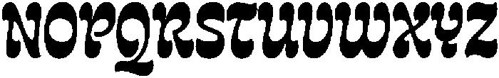 Queenie ExtraBold otf (700) Font UPPERCASE