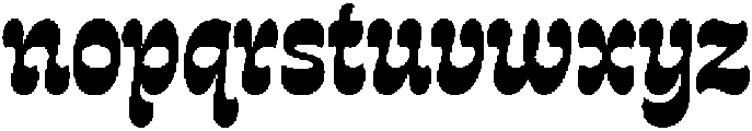 Queenie ExtraBold otf (700) Font LOWERCASE