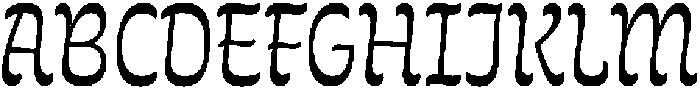 Queenie ExtraLight otf (200) Font UPPERCASE