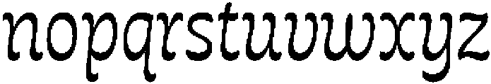 Queenie ExtraLight otf (200) Font LOWERCASE