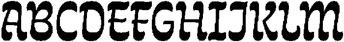 Queenie Medium otf (500) Font UPPERCASE