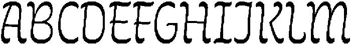 Queenie Thin otf (100) Font UPPERCASE