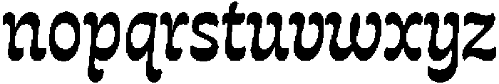 Queenie Variable Regular ttf (400) Font LOWERCASE