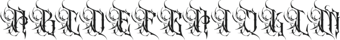 Queenlord otf (400) Font UPPERCASE