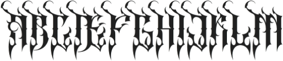 Queenlord otf (400) Font LOWERCASE