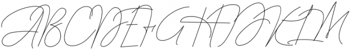 Queenstown Signature alt otf (400) Font UPPERCASE