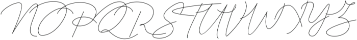 Queenstown Signature otf (400) Font UPPERCASE