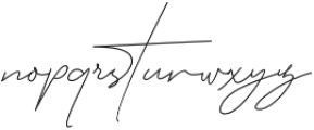 Queenstown Signature otf (400) Font LOWERCASE