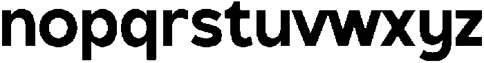 Quefian Regular otf (400) Font LOWERCASE