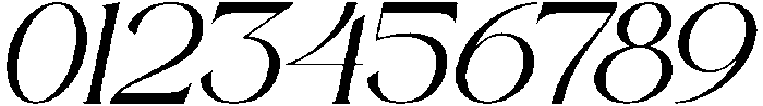 Quelgira Italic otf (400) Font OTHER CHARS