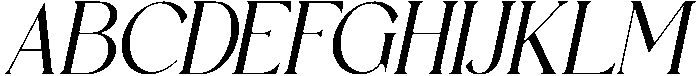 Quelgira Italic otf (400) Font UPPERCASE