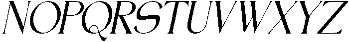 Quelgira Italic otf (400) Font UPPERCASE