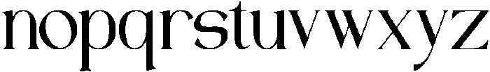 Quelgira otf (400) Font LOWERCASE