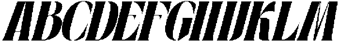 Quelia Vintage Italic otf (400) Font UPPERCASE