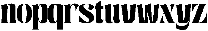 Quelia Vintage Regular otf (400) Font LOWERCASE