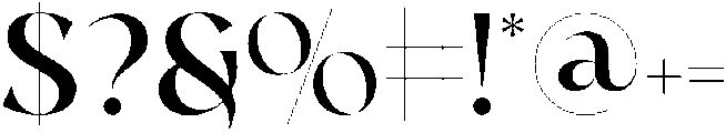 Quella Regular otf (400) Font OTHER CHARS