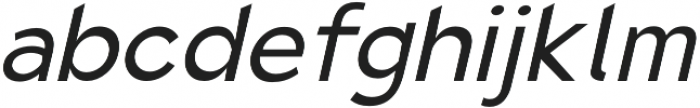 Quenbach Medium Italic otf (500) Font LOWERCASE