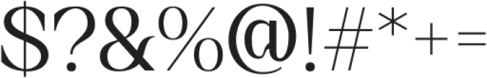 Quency-Regular otf (400) Font OTHER CHARS