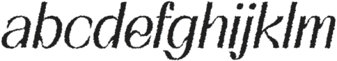 Quency Rough Italic otf (400) FONT
