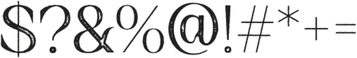 Quency Stamp otf (400) Font OTHER CHARS