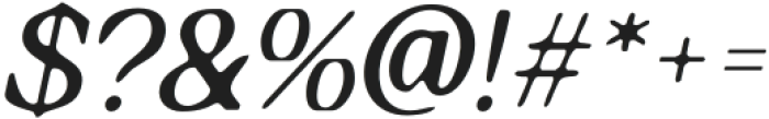 QuencyBlur-Italic otf (400) Font OTHER CHARS