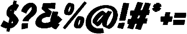 Quengo Slant otf (400) Font OTHER CHARS