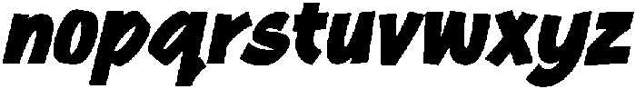 Quengo Slant otf (400) Font LOWERCASE