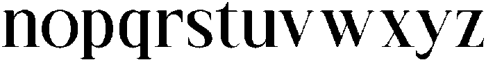 Quenor otf (400) Font LOWERCASE