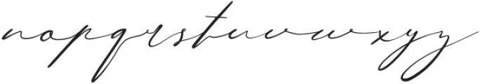 Quensialy-Signature otf (400) Font LOWERCASE