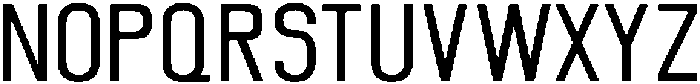 Quentra Regular otf (400) Font UPPERCASE