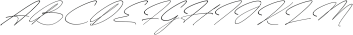 Quenttine Signature Italic otf (400) Font UPPERCASE