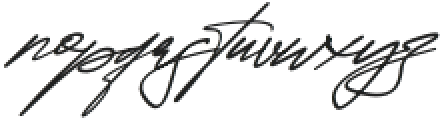 Quenttine Signature Italic otf (400) Font LOWERCASE