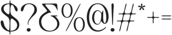 Quenza Drawn otf (400) Font OTHER CHARS