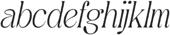 Quenza Rough Italic otf (400) FONT