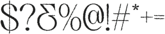 Quenza Rough otf (400) Font OTHER CHARS